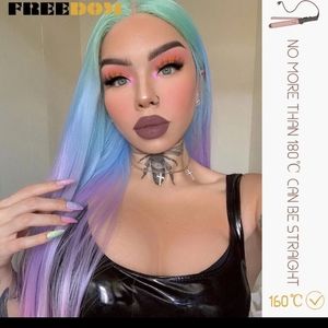 Freedom  synthetic  lace front  wig